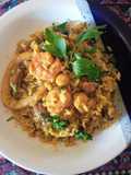 Mix de mariscos con arroz