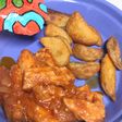 Tiras de pavo con salsa garam masala