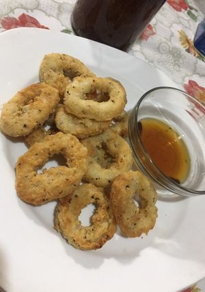 A picture of Air-fry Calamari (Squid).
