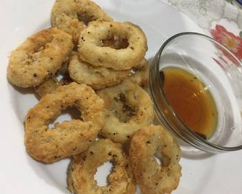 Latest Recipe Airfry Calamari Squid Savory Delicious