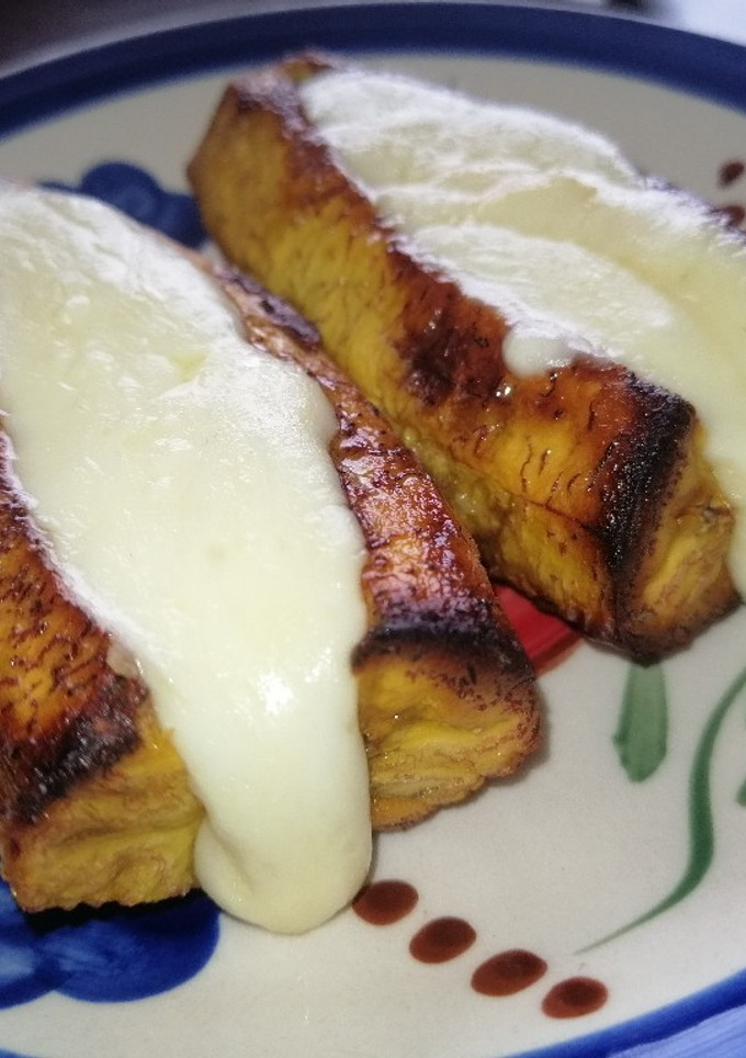 Una foto de Plátanos con queso