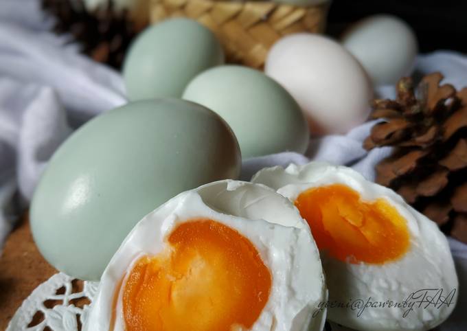 Resep olahan telur asin mentah