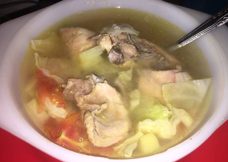 Sop Ayam (untuk 2-3 orang)- resep mudah