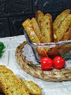 Foto resep Matcha Biscotti / Greentea Biscotti (Cantucci)