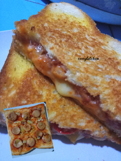 Foto resep Sandwich Pizza Roti Tawar