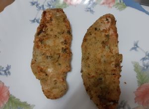 Foto principal de Filetes de pechuga de pollo empanados, en airfryer