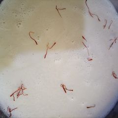 China grass ka falooda A picture of China grass ka falooda.
