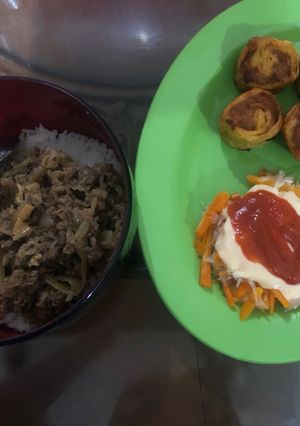 Foto resep Beef teriyaki ala hokben