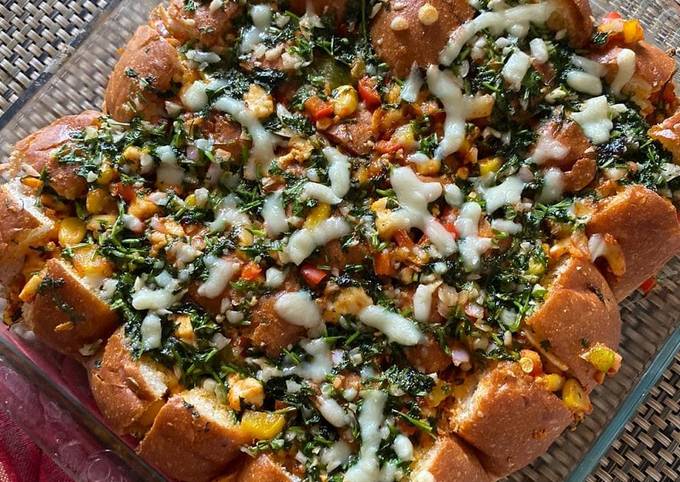 Recipe of Quick Peri Peri Pullout Pav