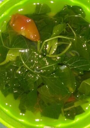 Foto resep Sayur bayam bening simple..