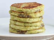 A picture of matcha pancake