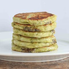 A picture of Matcha Hotteok [Green Tea Pancake].