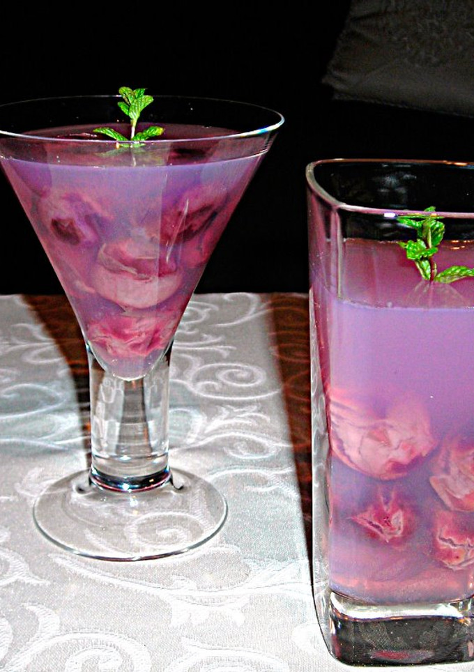 Una foto de Uvas moradas en gelatina con sacarina