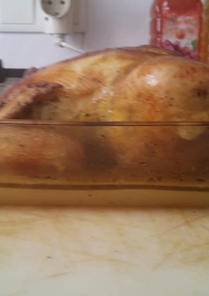 Una foto de Pollo al limón al horno