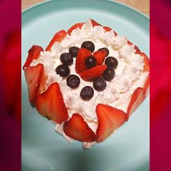 A picture of Potato cake(Vrat cake).