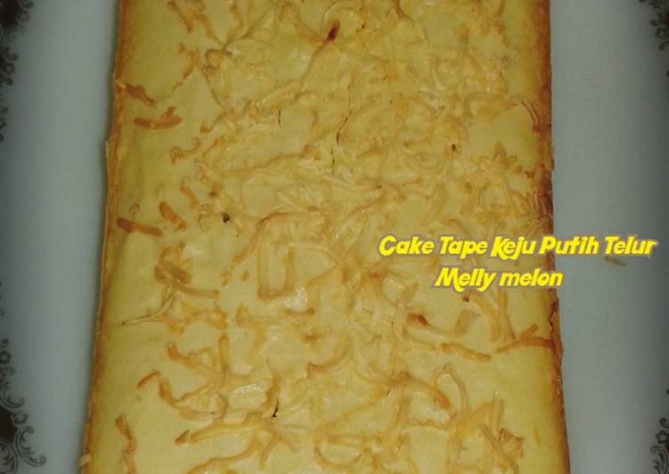 Cake Tape Keju Putih Telur 🍰