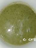 Crema de patata, puerro y ortigas