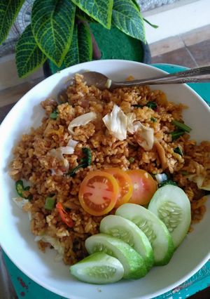 Foto resep Nasi goreng sederhana