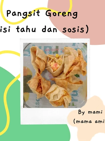 Cara Mudah Menyiapkan Resep  Pangsit Goreng (isi tahu dan sosis) yang Enak, Lezat