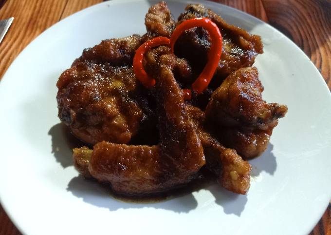 Ayam kecap pedas asam manis