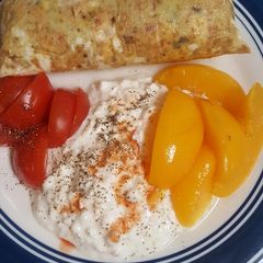A picture of Ziploc bags omelette.