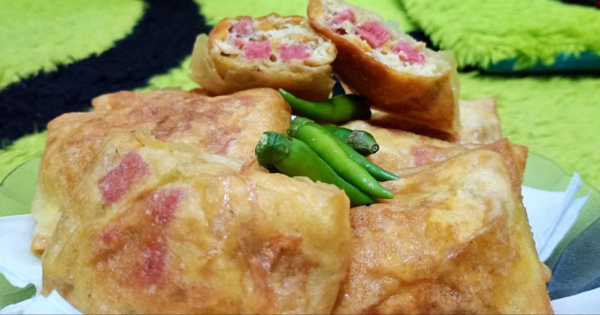 Resep Martabak Telor Mini Lumpia Sosis Telur Oleh Ati Velayati Cookpad