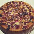 Kuchen de frambuesa y arándanos