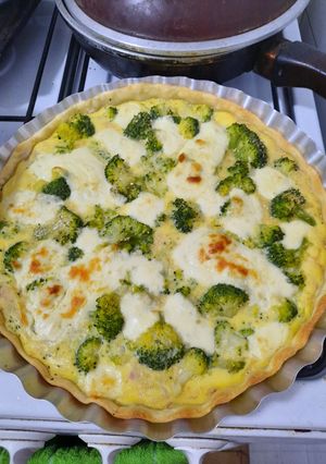 Una foto de Tarta de brócoli