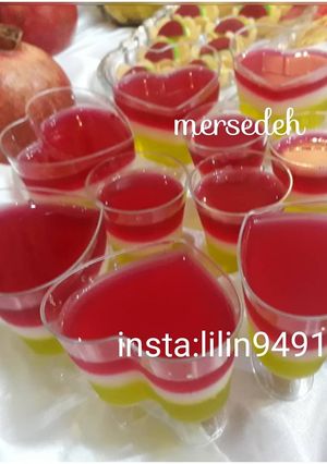 عکسی از دستور ژله هندوانه