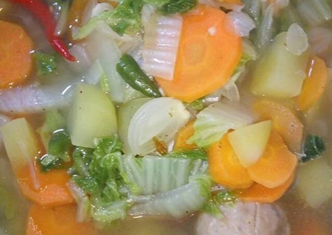 Resep Sop Sayur Baso Oleh Nesha Pratiwi Cookpad