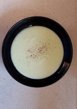 Una foto de Puré de calabacín con thermomix