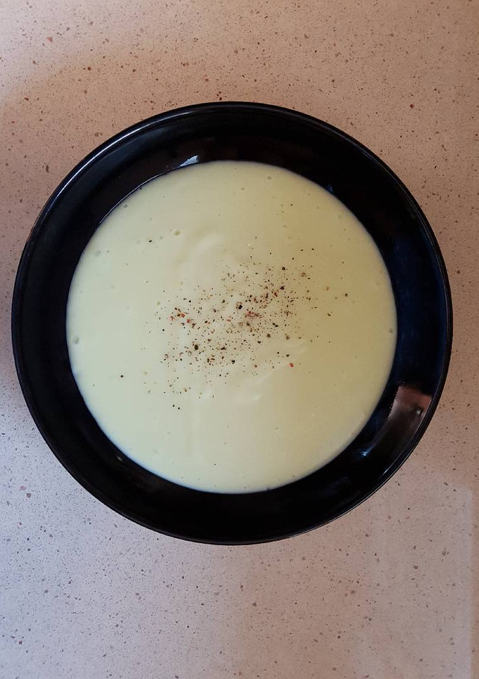 Una foto de Puré de calabacín con thermomix
