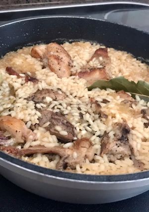 Una foto de Arroz de conejo