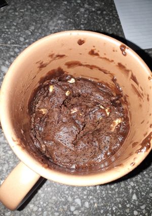 Una foto de Brownie en taza