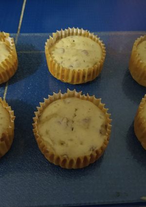 Una foto de Muffins de plátano con nuez