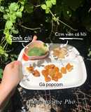 Gà popcorn cho bé