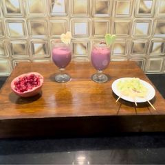 A picture of Guava-Pomegranate Punch.