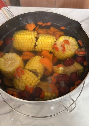 Foto resep Sup jagung sehat vegetarian