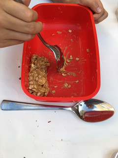 Una foto de Barrita de cereales con avena y cacahuete