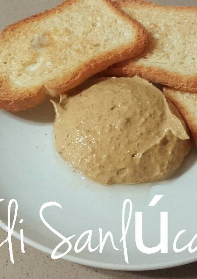 Una foto de Paté de mejillones en escabeche rápido