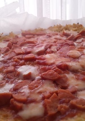 Una foto de Coliflor en tortilla🥦🍅🌰🧀🍳🥚🥓