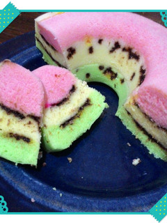 Foto resep Bolu Pelangi pake susu