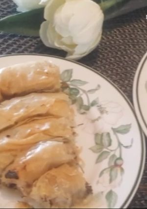 صورة لوصفة بوراك بالسبانخ والجبنه