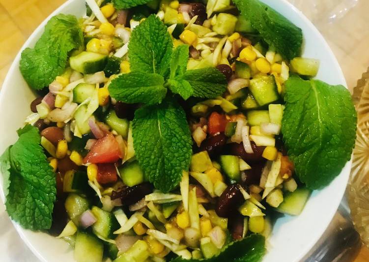 Red kidney beans salad