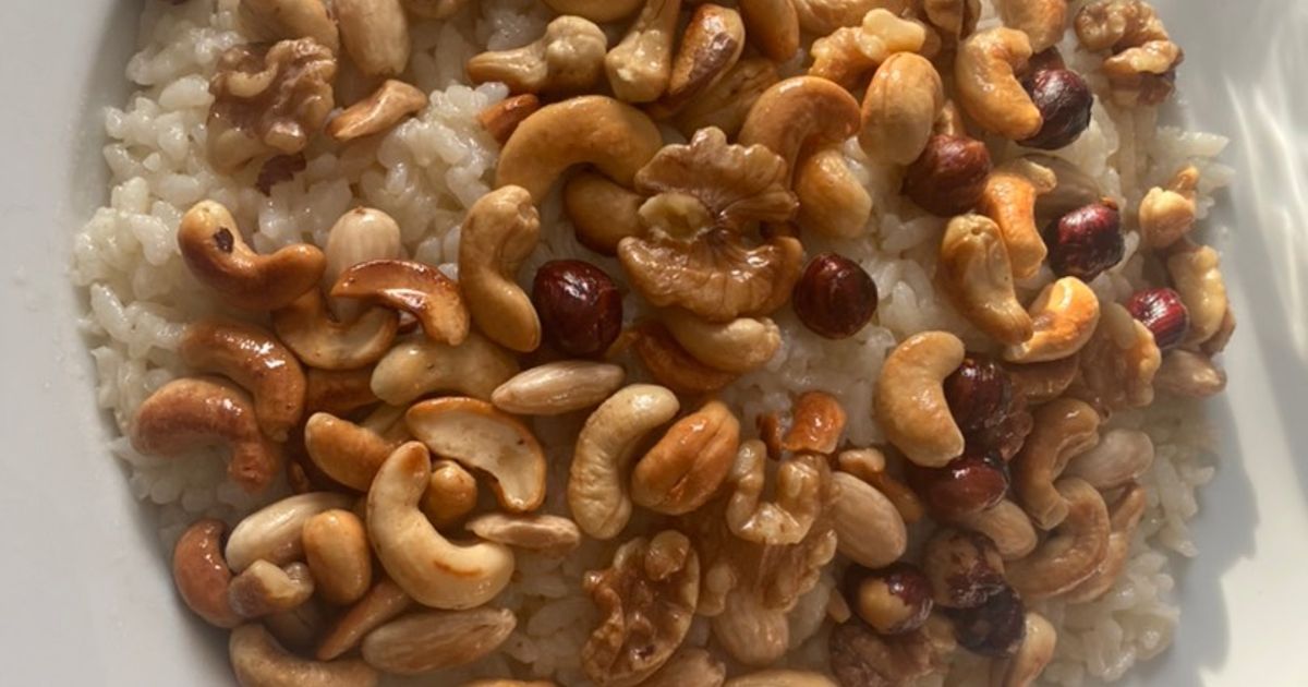 طريقة عمل ارز بالمكسرات سريعة ولذيذة من Ashgin 🥀 ️🩹 - كوكباد