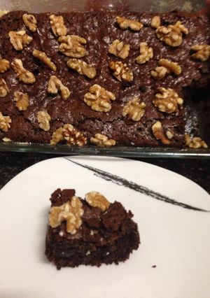Una foto de Brownie de chocolate fácil