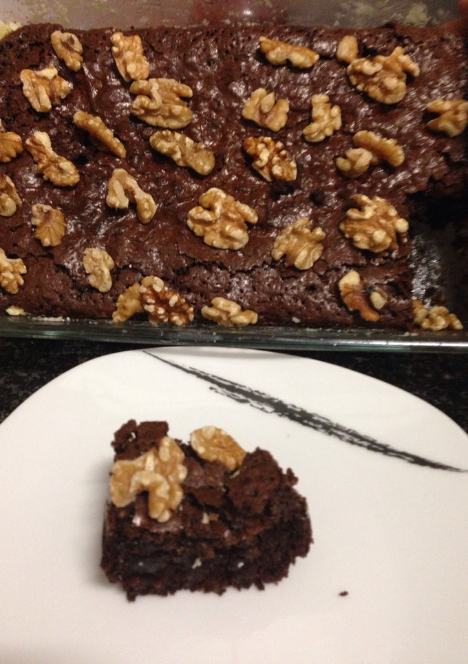 Una foto de Brownie de chocolate fácil
