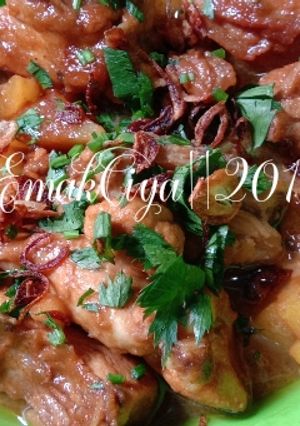 Foto resep Bistik ayam ala orang banjar