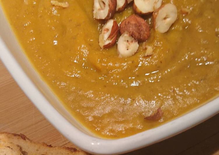 Recette: Velouté patate douce au lentilles corail