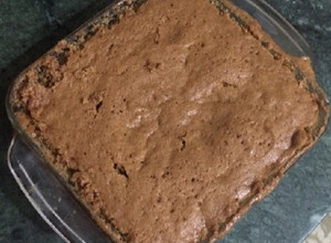 A picture of Parle G biscuit cake.